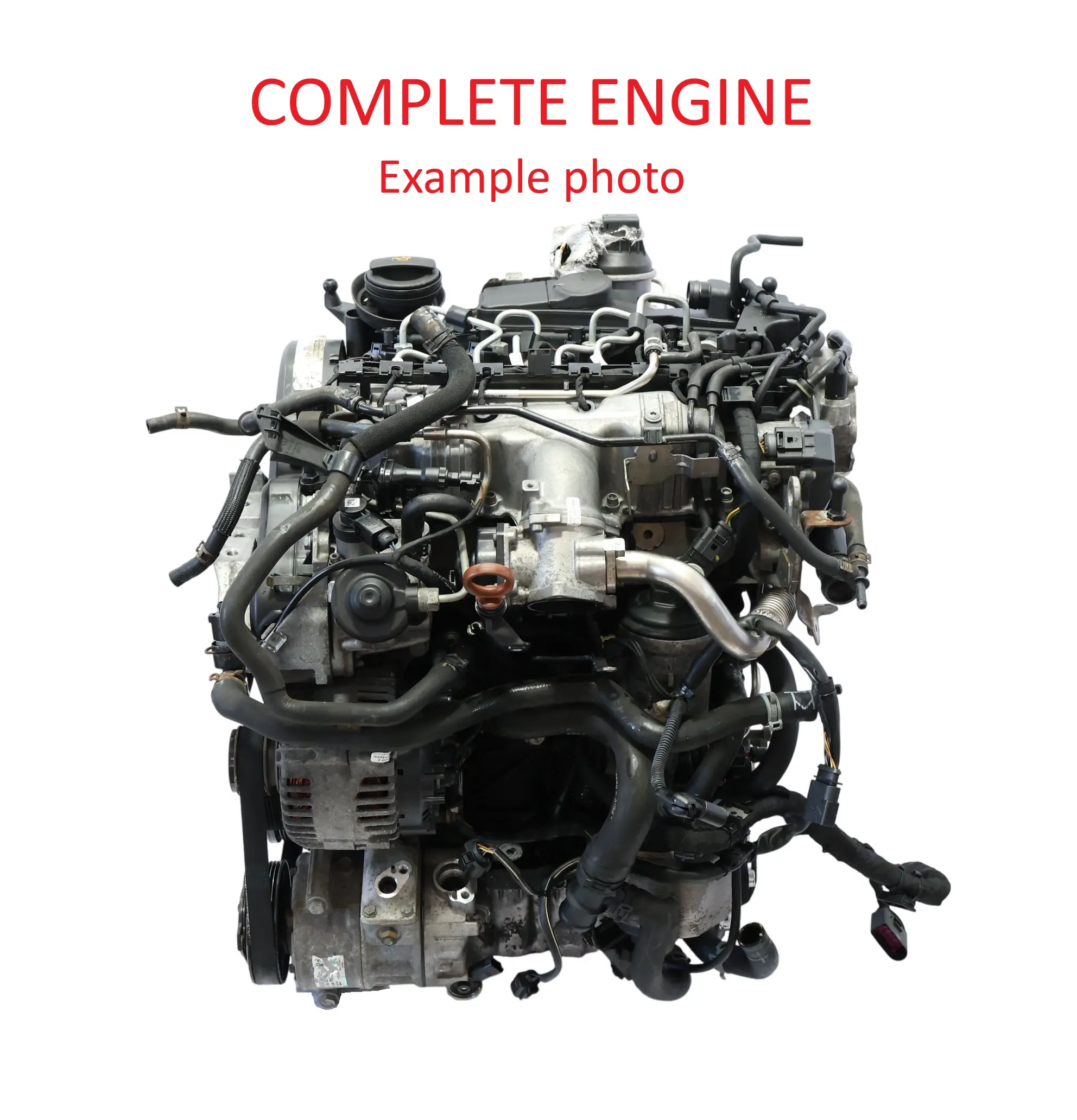 Skoda Octavia II RS Seat Leon 1P Bare Engine CEGA 2.0 TDI 170HP 99k, WARRANTY