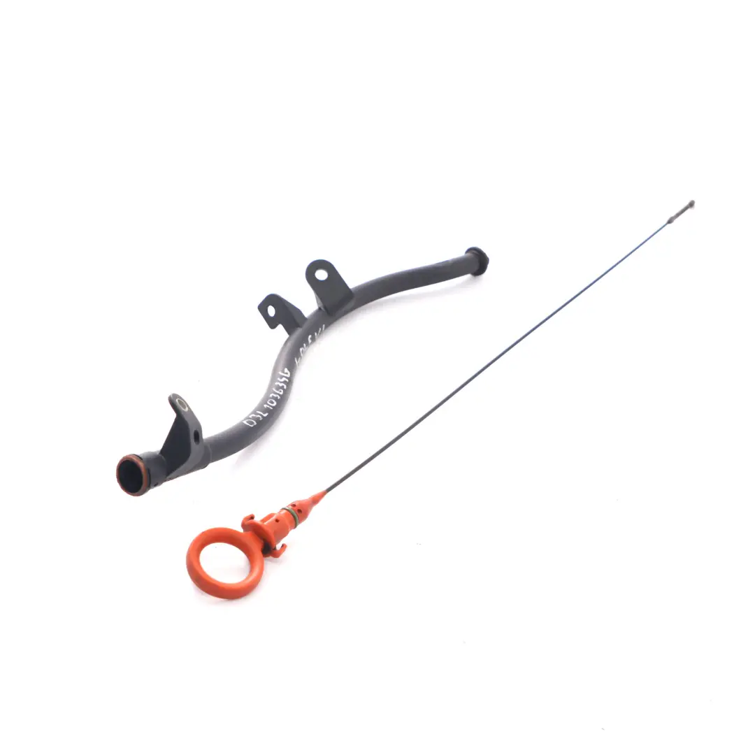 Volkswagen Golf 6 Audi A3 1.6 TDI Öl peilstab Öl stand Motor führung - SKU 03L103634G - Teilenummer 03L103634G