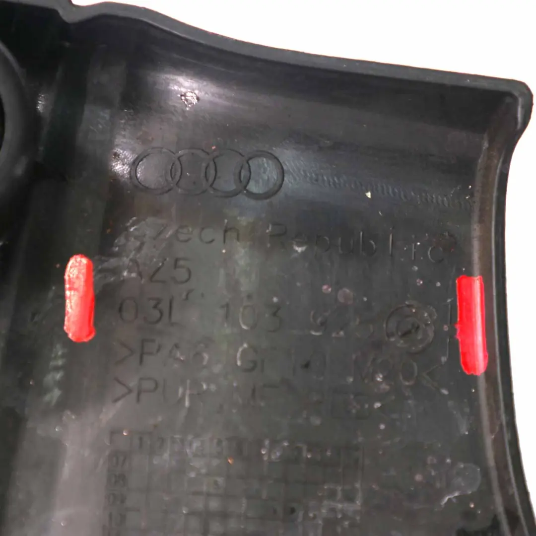 Trim Insulation to Audi A4 B8 A5 8T 2.0 TDI Diesel Engine Cover with Part number 03L103925 Audi A4 B8 A5 8T 2.0 TDI Diesel Engine Cover Trim Insulation - SKU 03L103925 - Part number 03L103925