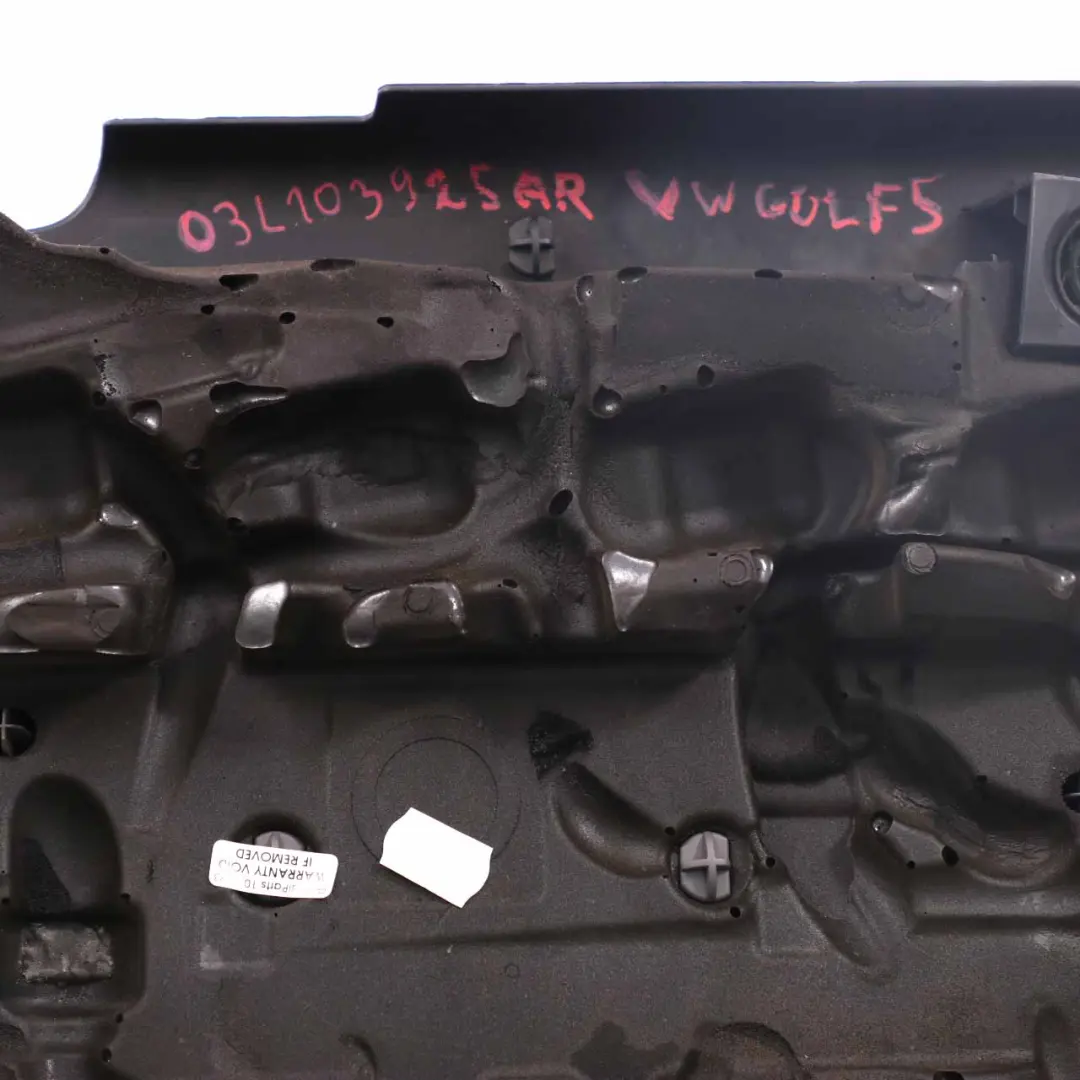 VW Golf MK 5 MK 6 Passat 2.0 TDI Motor Tapa CAY Aislamiento - SKU 03L103925AR - Número de pieza 03L103925AR