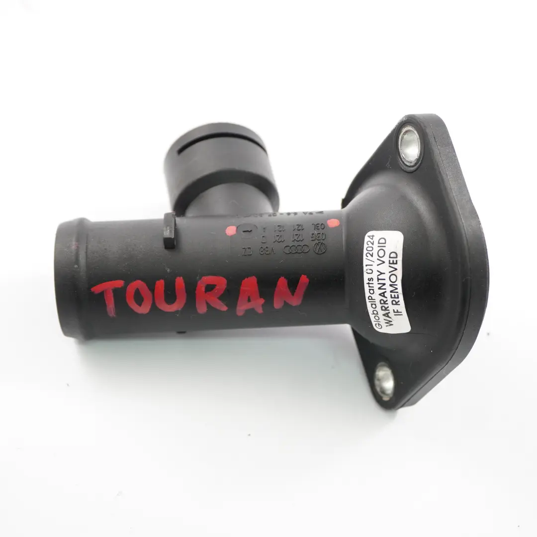 BKD BMP Coolant Flange Pipe to VW Volkswagen Touran 1T1 Passat 2.0 TDI with Part number 03G121121D VW Volkswagen Touran 1T1 Passat 2.0 TDI BKD BMP Coolant Flange Pipe - SKU 03L121121A - Part number 03G121121D