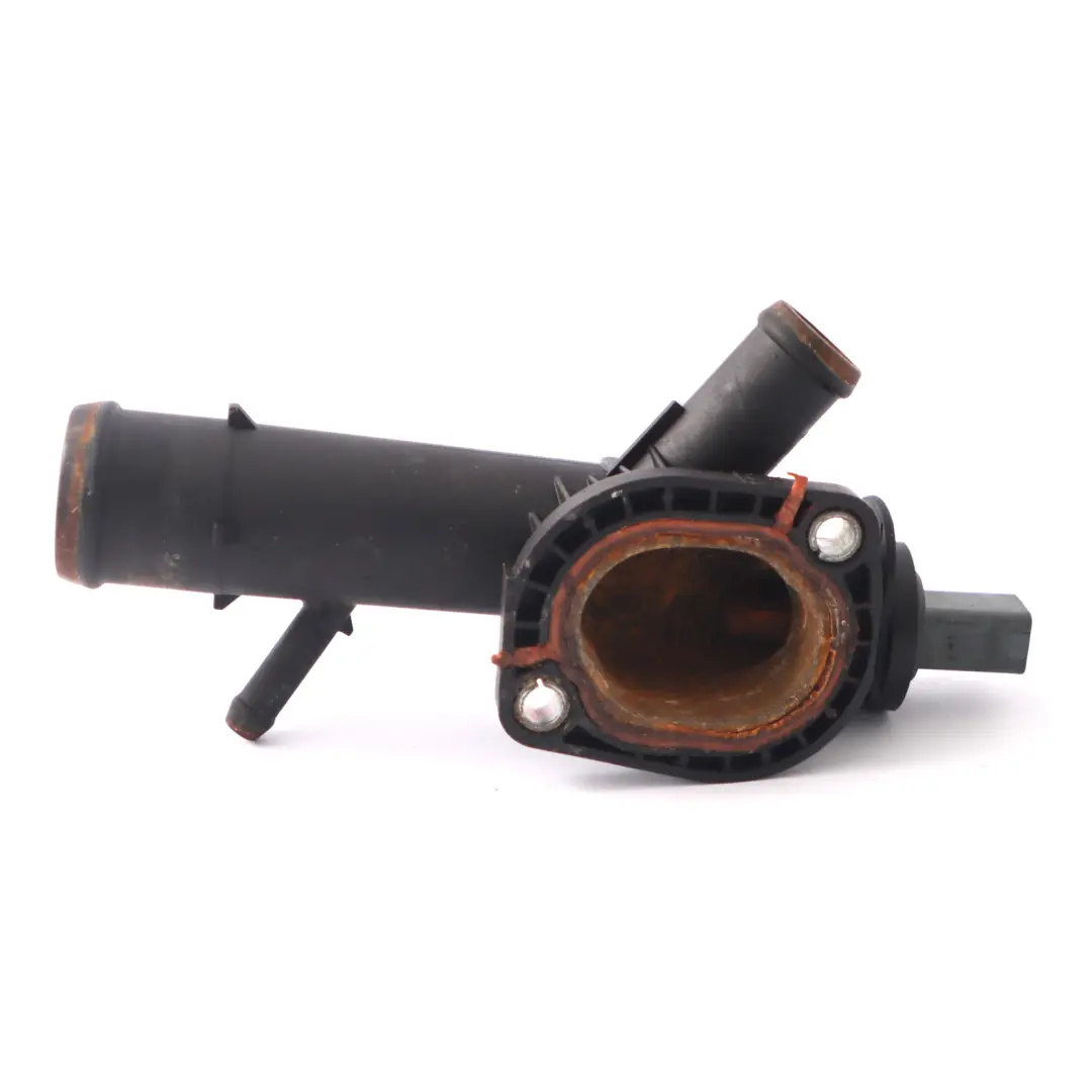 VW Volkswagen Golf 6 VI 1.6 TDI Thermostatventil Thermostatgehäuse - SKU 03L121131F - Teilenummer 03L121131F