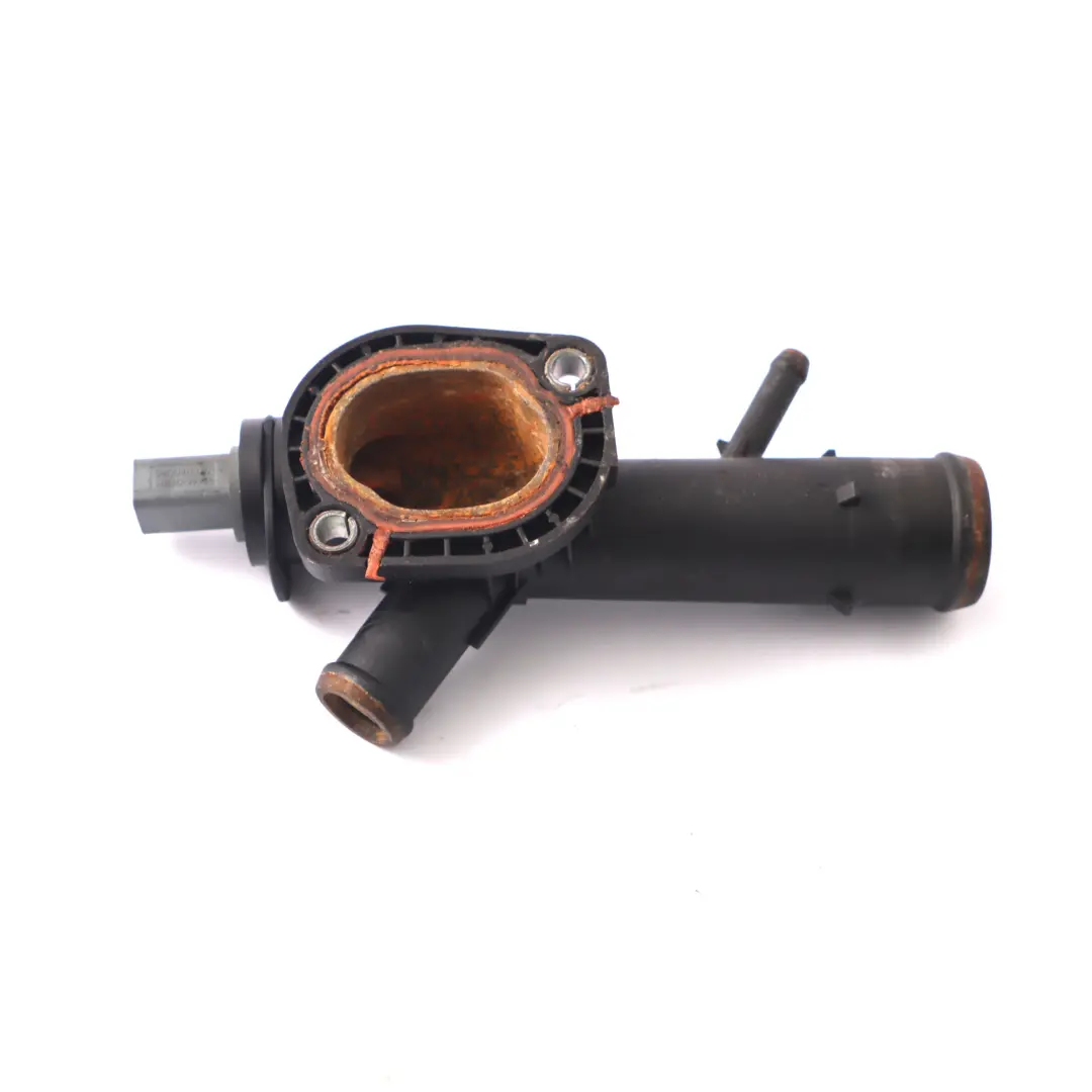 Thermostat Valve Thermostat Housing to VW Volkswagen Golf 6 VI 1.6 TDI with Part number 03L121131F VW Volkswagen Golf 6 VI 1.6 TDI Thermostat Valve Thermostat Housing - SKU 03L121131F - Part number 03L121131F