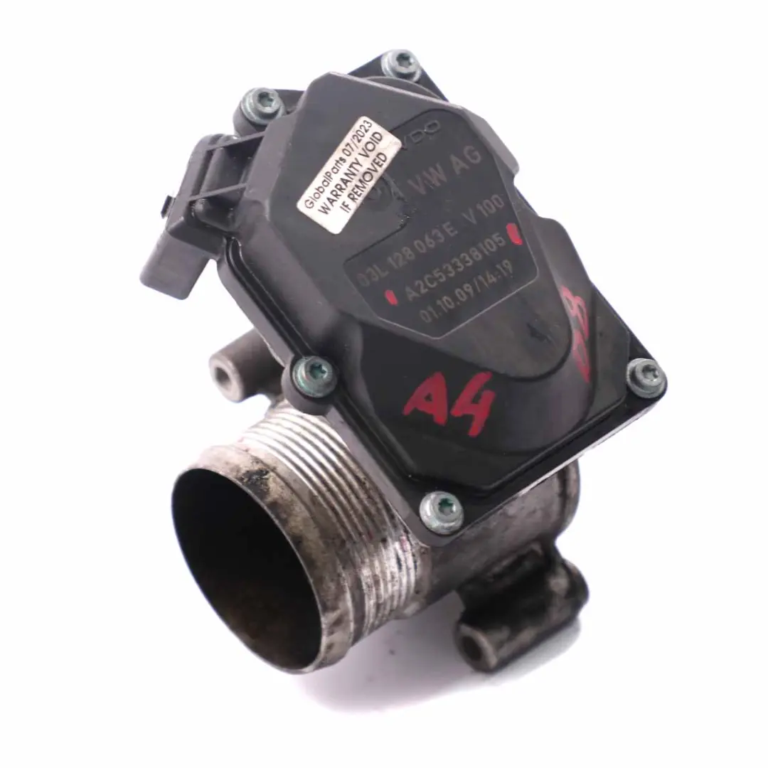  Drossel Klappe Audi A4 B8 A5 8T 2.0TDI Diesel Ventil Klappe - SKU 03L128063E - Teilenummer 03L128063E
