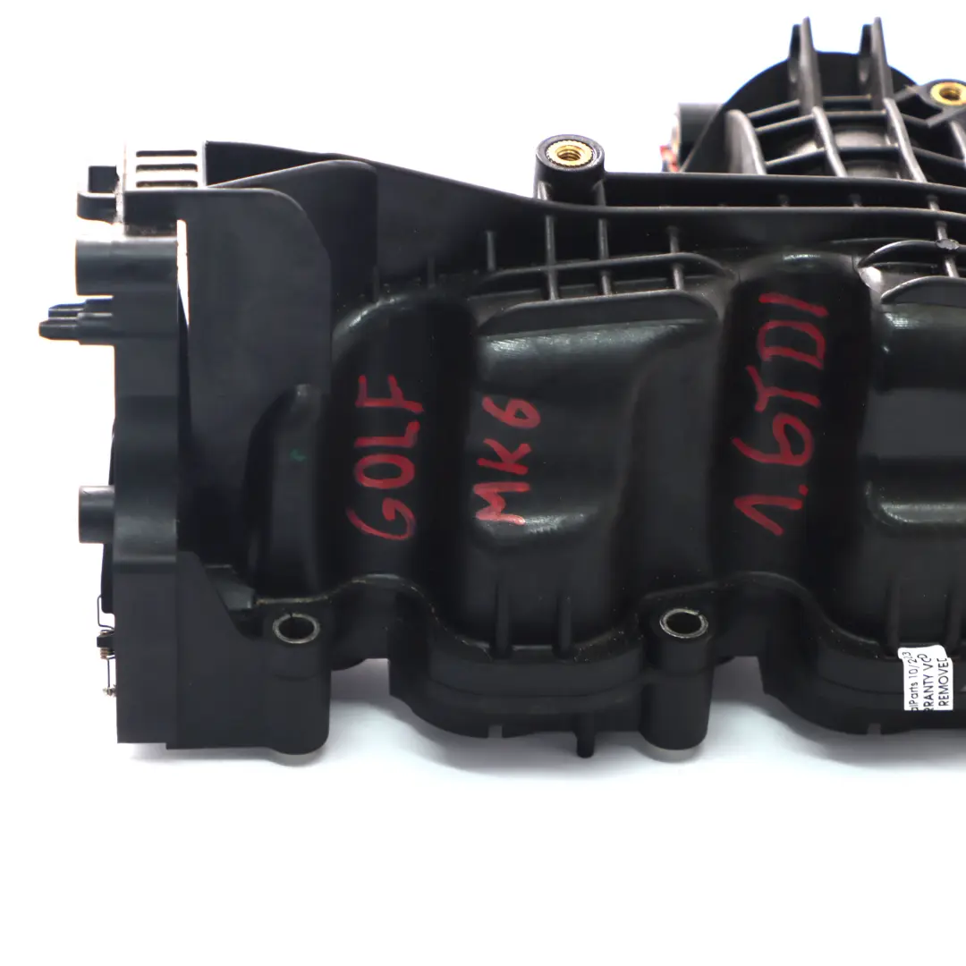 Inlet Intake Manifold to VW Volkswagen Golf 6 Audi A3 1.6 TDI Diesel with Part number 03L129711AQ VW Volkswagen Golf 6 Audi A3 1.6 TDI Diesel Inlet Intake Manifold - SKU 03L129711AQ - Part number 03L129711AQ