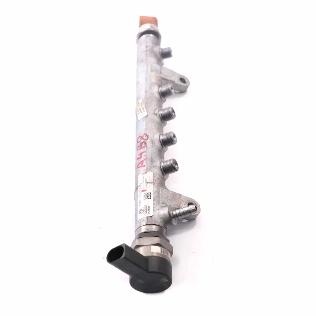 Injector Rail Line to Audi A4 B8 A5 8T Q5 8R 2.0 TDI Diesel Fuel with Part number 03L130089A Audi A4 B8 A5 8T Q5 8R 2.0 TDI Diesel Fuel Injector Rail Line - SKU 03L130089A - Part number 03L130089A