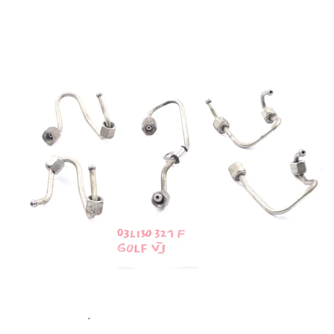 VW Golf 6 Audi A3 1.6 TDI Tubo pressione iniezione carburante Set - SKU 03L130321F - Numero di parte 03L130321F