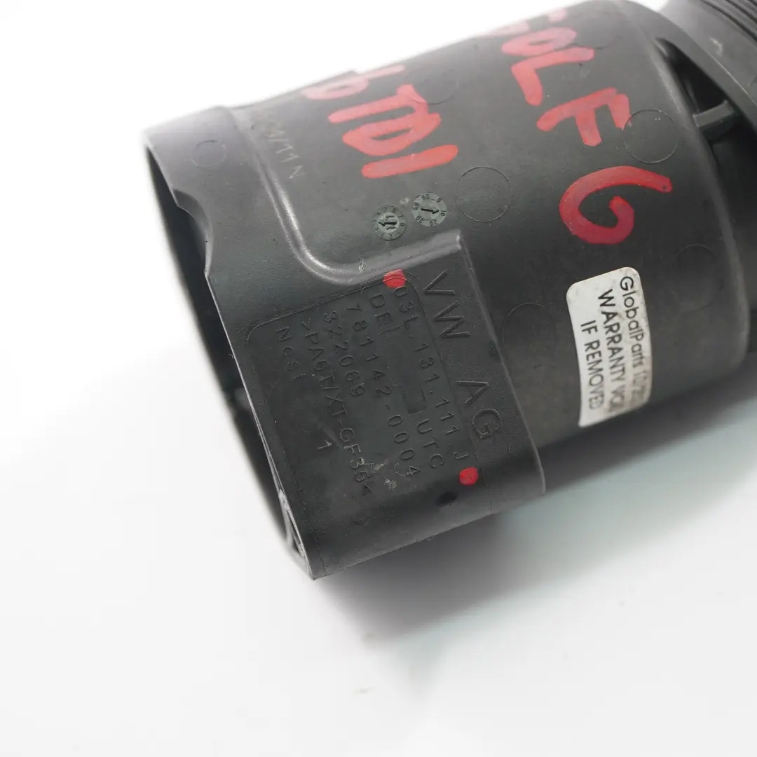 Lade luft kühler Rohr Dämpfer für VW Volkswagen Golf 6 1.6 TDI Turbo mit Teilenummer 03L131111J VW Volkswagen Golf 6 1.6 TDI Turbo Lade luft kühler Rohr Dämpfer - SKU 03L131111J - Teilenummer 03L131111J