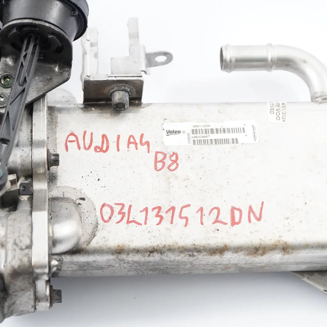 Valve d'échappement EGR Refroidisseur pour Audi A4 B8 2.0 TDI EGR à propos du numéro de pièce 03L131512DN Audi A4 B8 2.0 TDI EGR Valve d'échappement EGR Refroidisseur - SKU 03L131512DN - Numéro de pièce 03L131512DN