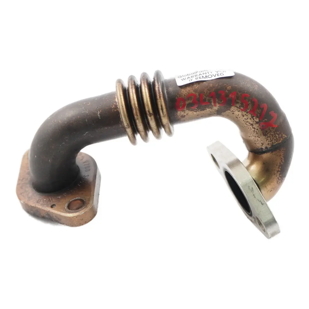 Audi A4 B8 Q5 8R 2.0 TDI EGR Valve Connecting Pipe Line - SKU 03L131521J - Part number 03L131521J