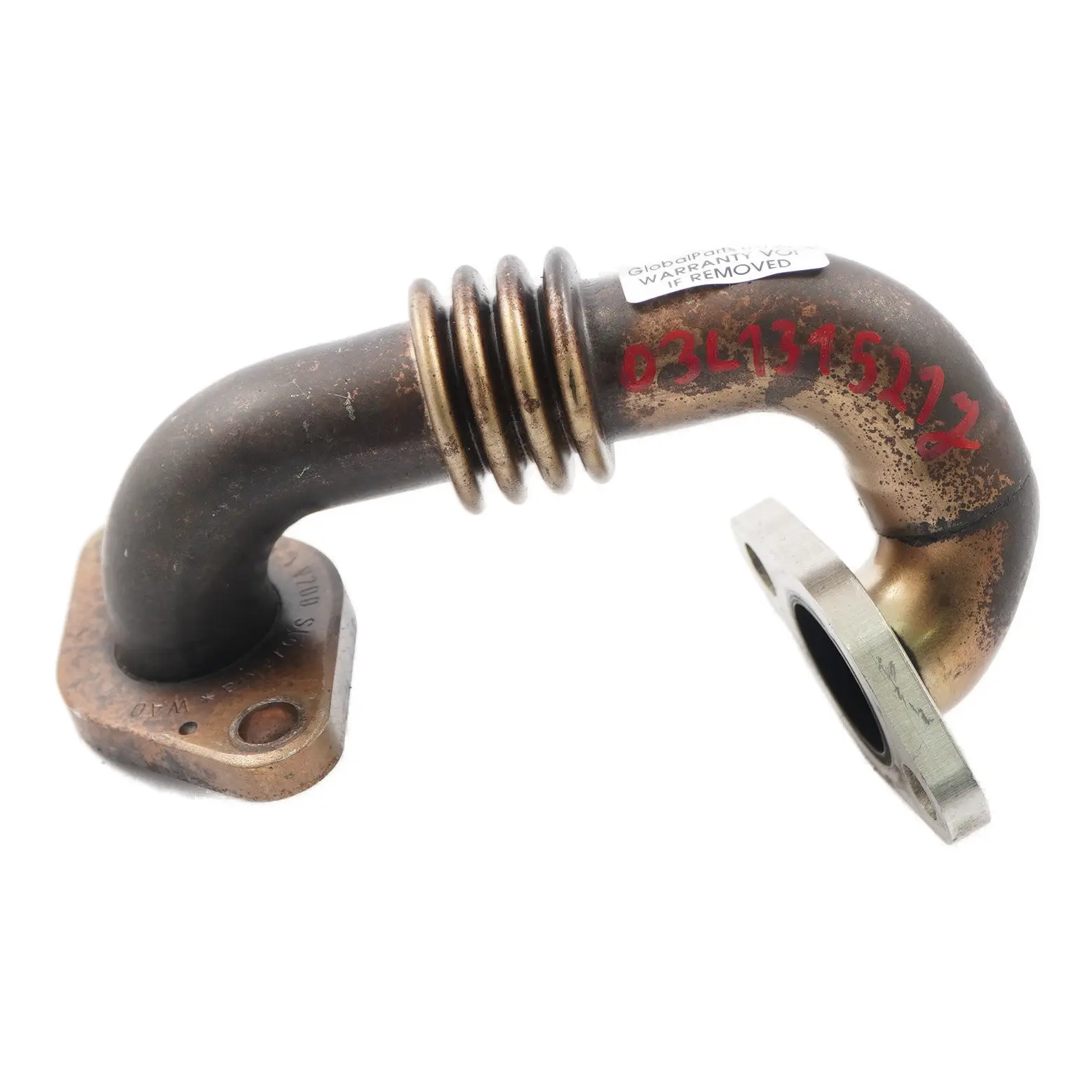 Audi A4 B8 Q5 8R 2.0 TDI Valvola EGR Linea di collegamento 03L131521J