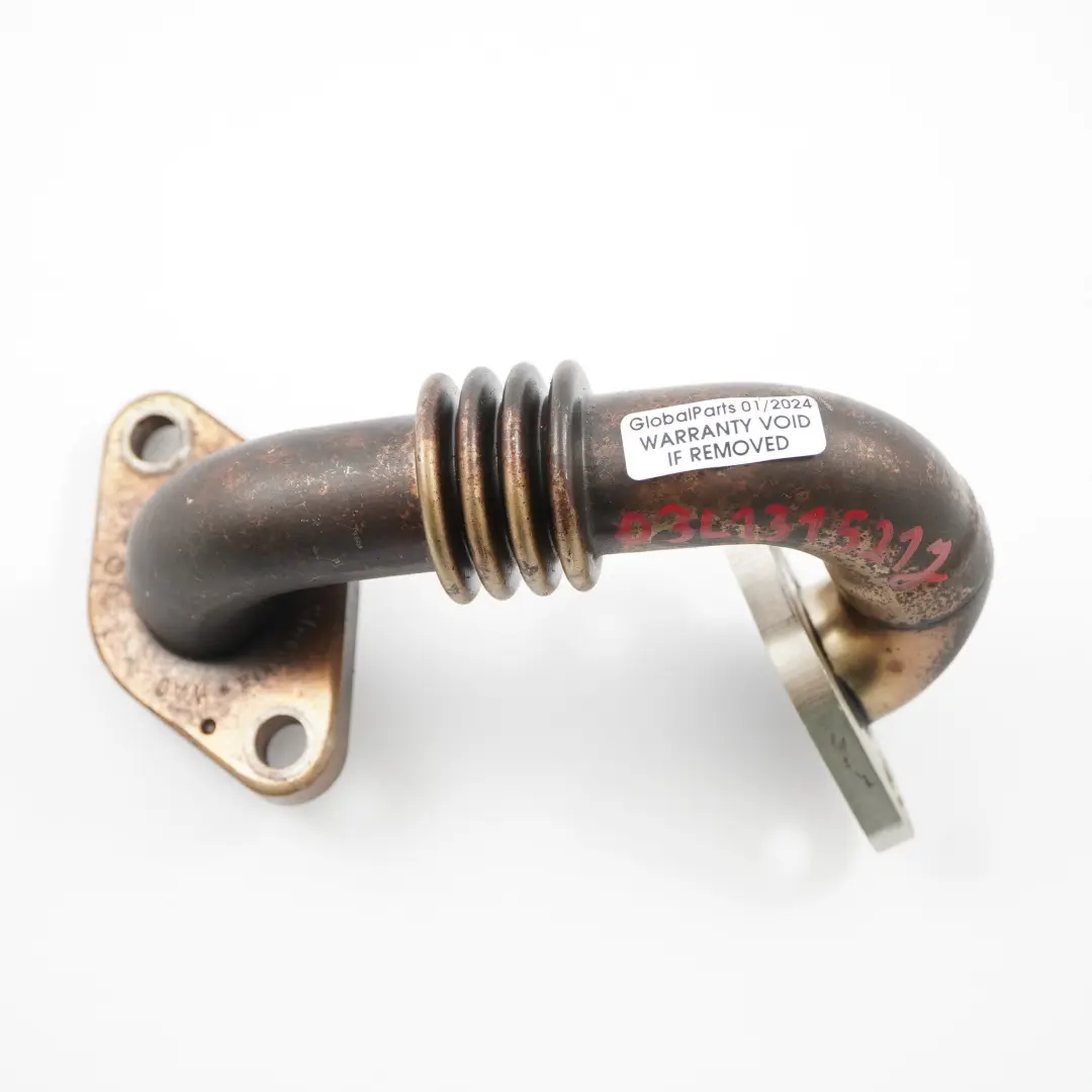 Audi A4 B8 Q5 8R 2.0 TDI Valvola EGR Linea di collegamento - SKU 03L131521J - Numero di parte 03L131521J