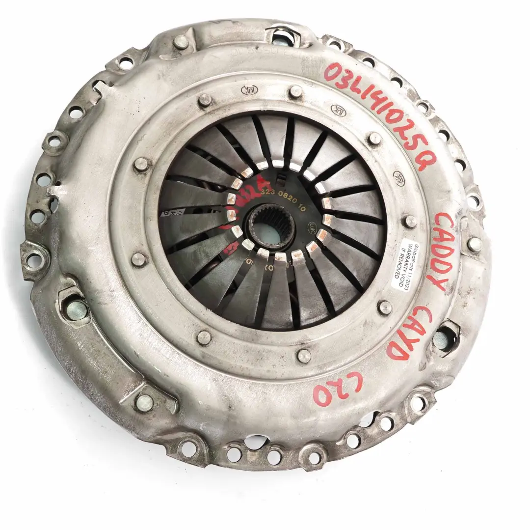 Clutch Kit VW Volkswagen Caddy 1.6 TDI Diesel CAYD Plate Disc Luk to with Part number 03L141025Q Clutch Kit VW Volkswagen Caddy 1.6 TDI Diesel CAYD Plate Disc Luk - SKU 03L141025Q - Part number 03L141025Q