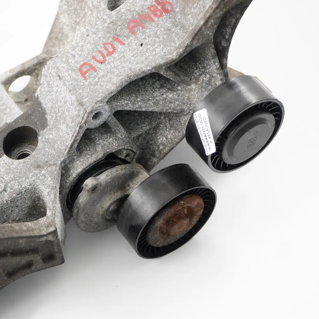 Alternator Mount Tensioner Pulley Bracket Support to Audi A4 B8 2.0 TDI with Part number 03L903143K Audi A4 B8 2.0 TDI Alternator Mount Tensioner Pulley Bracket Support - SKU 03L903143K - Part number 03L903143K