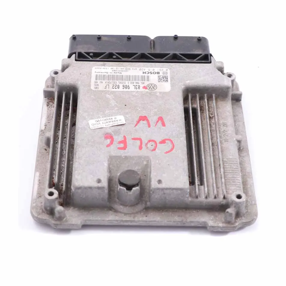 CBD Unidad de Control del Motor ECU Manual para VW Golf 6 2.0 TDI Diesel con número de pieza 03L906022LF VW Golf 6 2.0 TDI Diesel CBD Unidad de Control del Motor ECU Manual - SKU 03L906022LF - Número de pieza 03L906022LF
