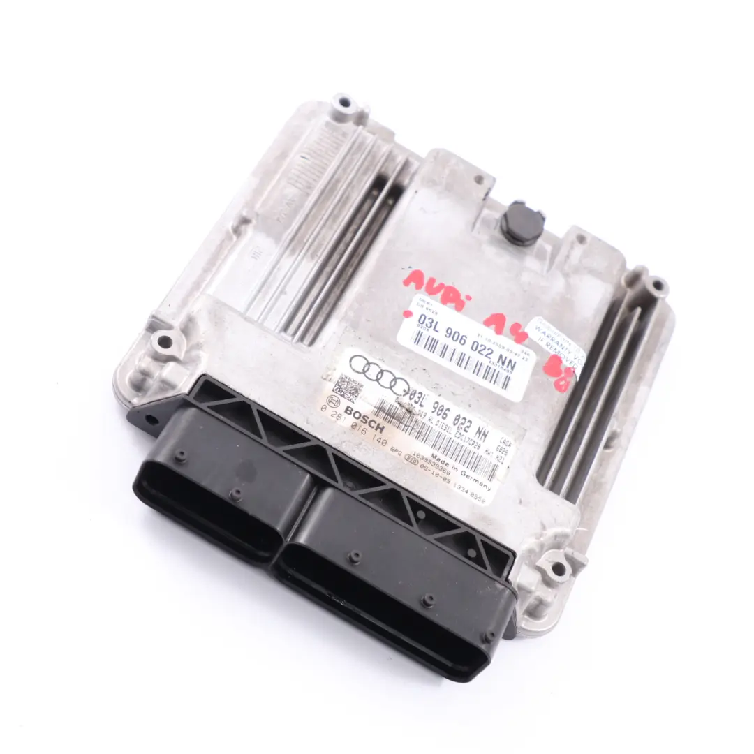 Audi A4 B8 2.0 TDI 143HP CAGA Diesel Engine Control Unit ECU Module - SKU 03L906022NN - Part number 03L906022NN