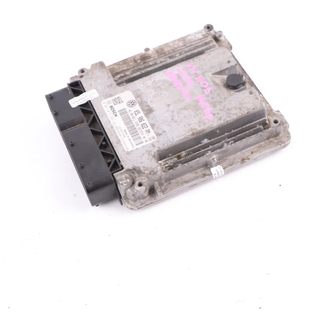 CBAB 140HP Diesel Engine Control ECU Bosch Manual to VW EOS 2.0 TDI with Part number 03L906022PM VW EOS 2.0 TDI CBAB 140HP Diesel Engine Control ECU Bosch Manual - SKU 03L906022PM - Part number 03L906022PM