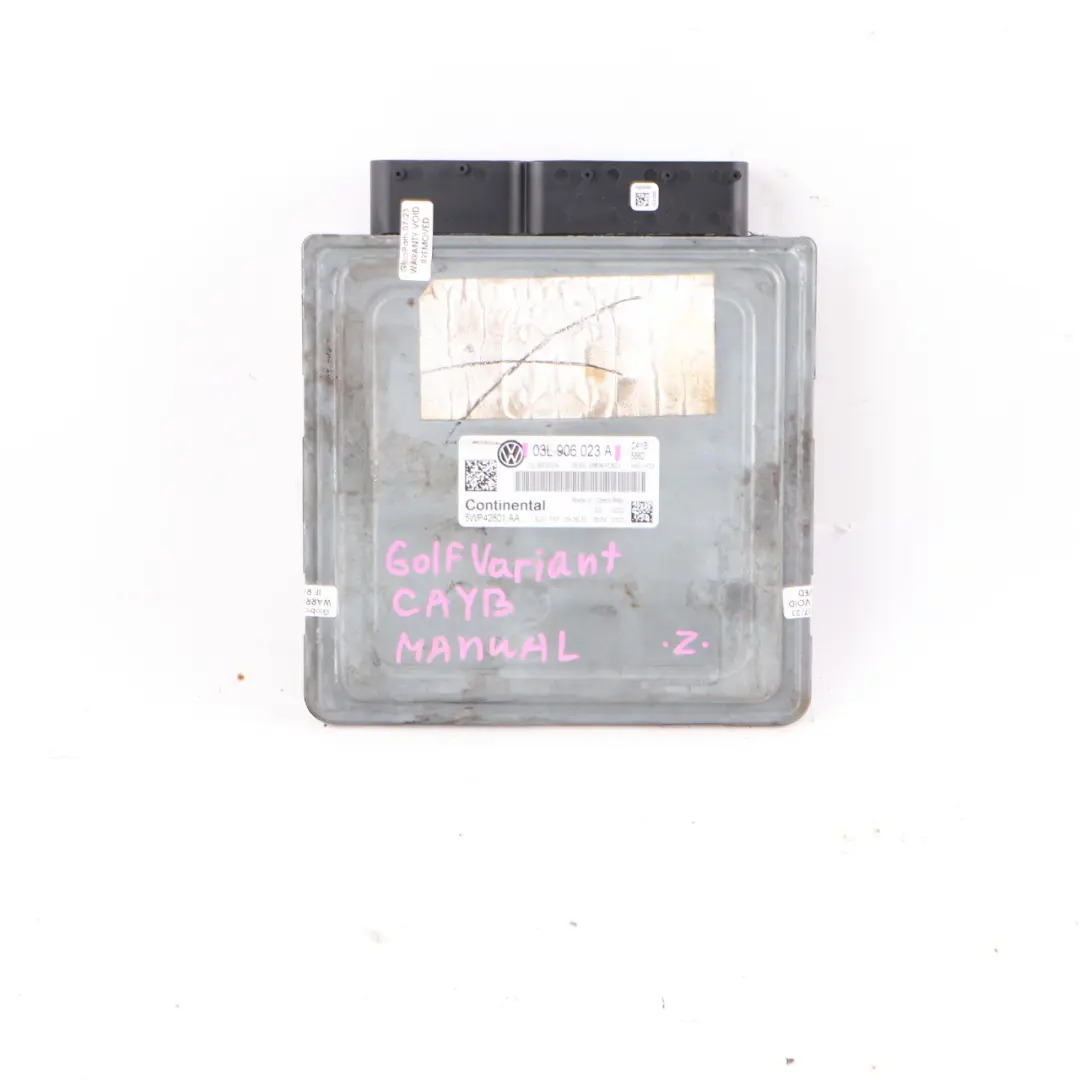 CAYB Engine Unit ECU Manual to VW Volkswagen Golf 6 1.6 TDI Diesel with Part number 03L906023A VW Volkswagen Golf 6 1.6 TDI Diesel CAYB Engine Unit ECU Manual - SKU 03L906023A - Part number 03L906023A