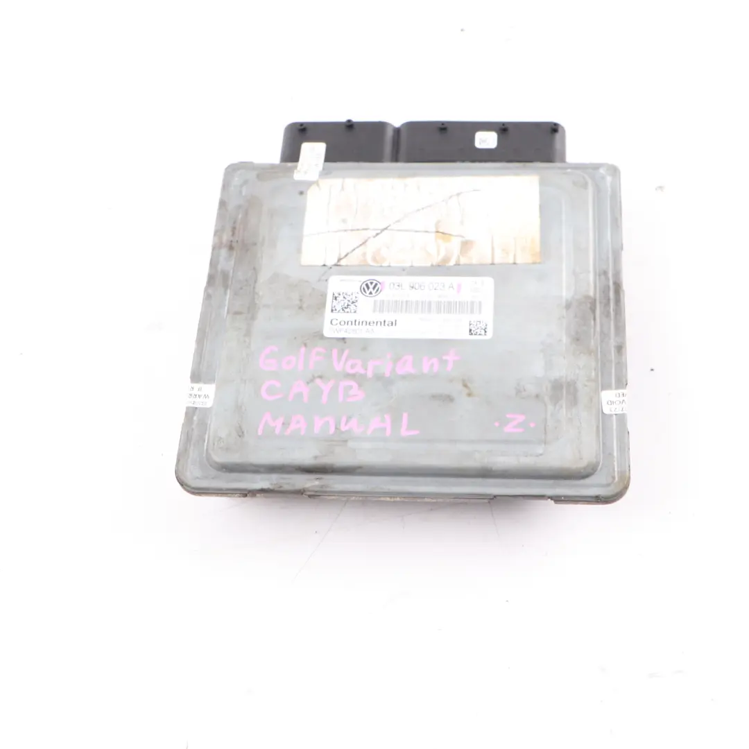 CAYB Engine Unit ECU Manual to VW Volkswagen Golf 6 1.6 TDI Diesel with Part number 03L906023A VW Volkswagen Golf 6 1.6 TDI Diesel CAYB Engine Unit ECU Manual - SKU 03L906023A - Part number 03L906023A