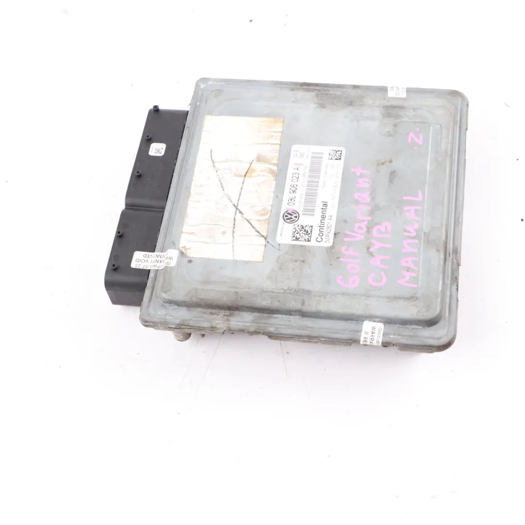 CAYB Engine Unit ECU Manual to VW Volkswagen Golf 6 1.6 TDI Diesel with Part number 03L906023A VW Volkswagen Golf 6 1.6 TDI Diesel CAYB Engine Unit ECU Manual - SKU 03L906023A - Part number 03L906023A