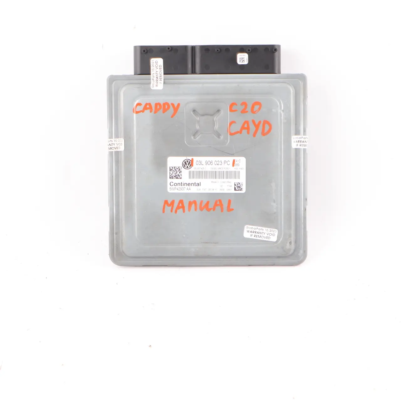 Volkswagen Caddy 1.6 TDI CAYD C20 102HP Motore Unità ECU Manuale 03L906023PC