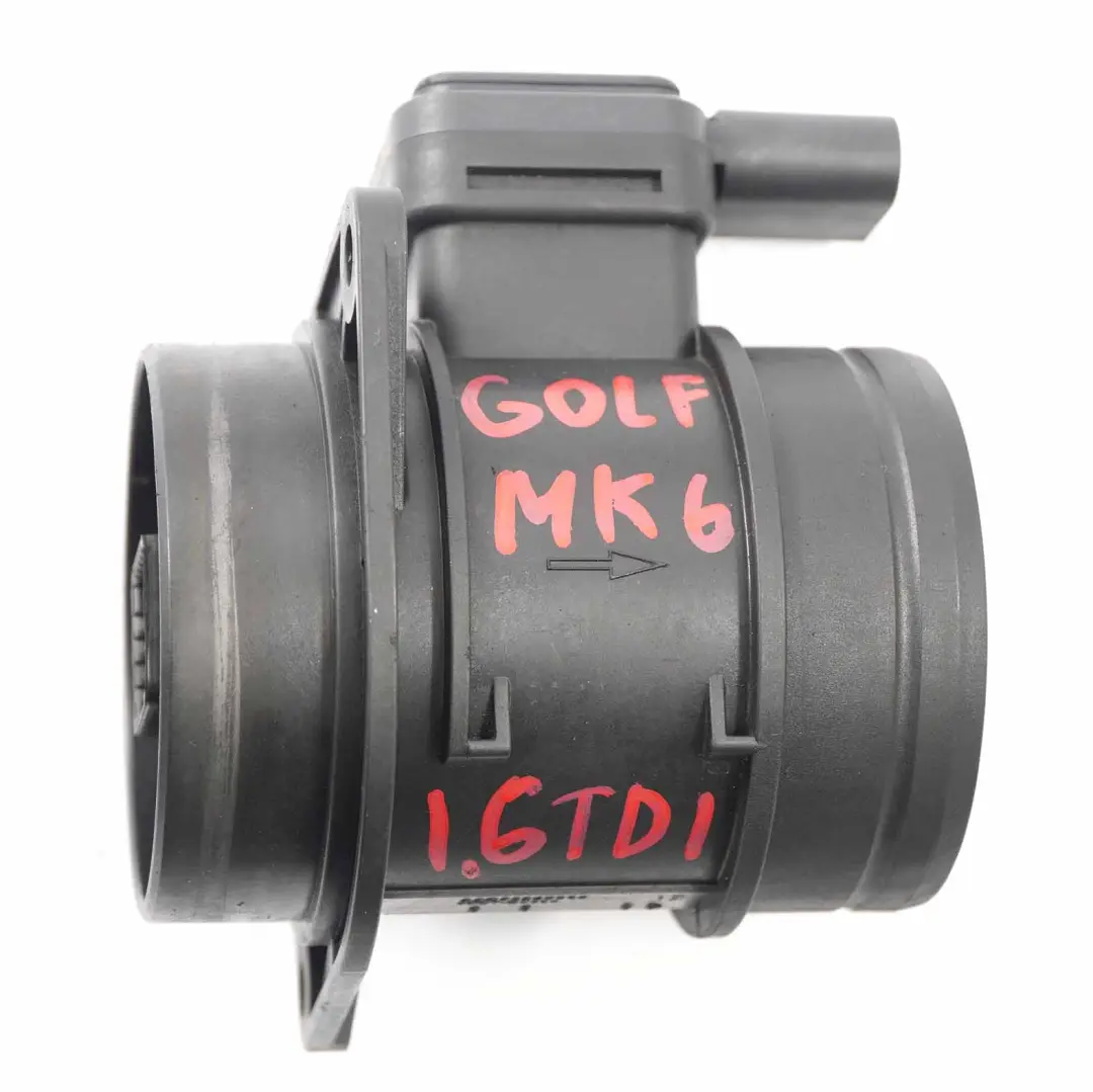 Przepływomierz Powietrza do Volkswagen Golf 6 1.6 TDI o numerze 03L906461 Volkswagen Golf 6 1.6 TDI Przepływomierz Powietrza - SKU 03L906461 - Numer Części 03L906461