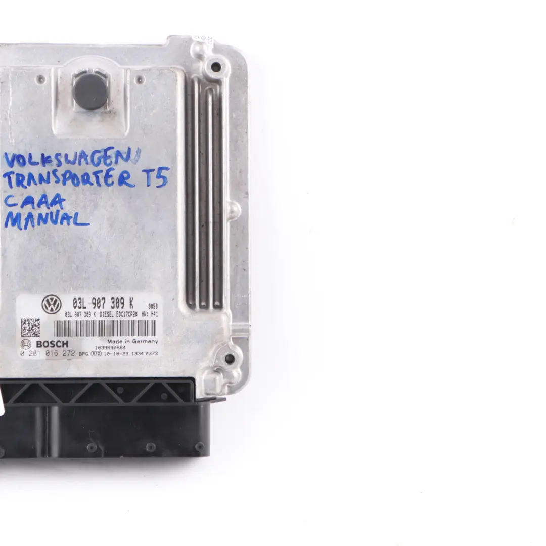 CAAA Engine Unit Module ECU Manual to VW Transporter T5 2.0 TDI with Part number 03L907309K VW Transporter T5 2.0 TDI CAAA Engine Unit Module ECU Manual - SKU 03L907309K - Part number 03L907309K