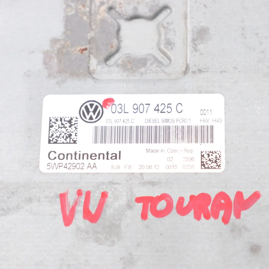 Motion ECU de control motor VW Passat Variant PA 1.6 TDI Diesel Blue - SKU 03L907425C - Número de pieza 03L907425C