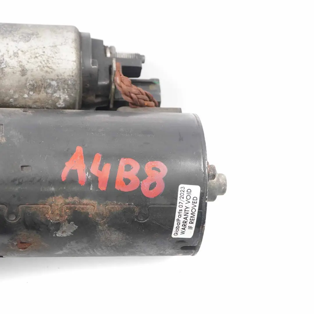Audi A4 B8 Starter Motor Engine Motor Actuator Diesel Bosch - SKU 03L911021E - Part number 03L911021E