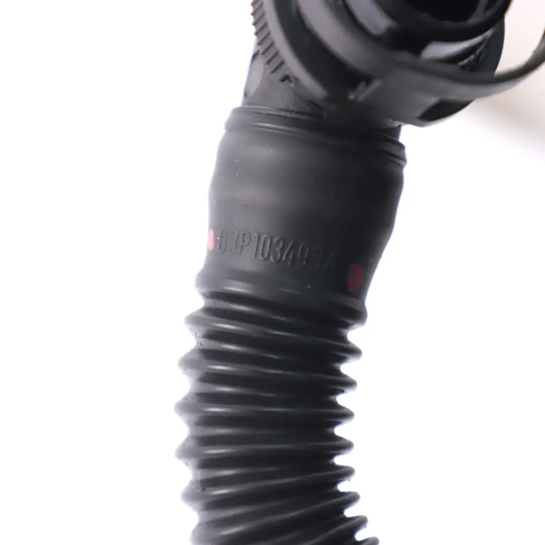 VW Polo Mk5 6R 1.2TDI Crankcase Breather Ventilation Hose Engine Pipe - SKU 03P103493A - Part number 03P103493A