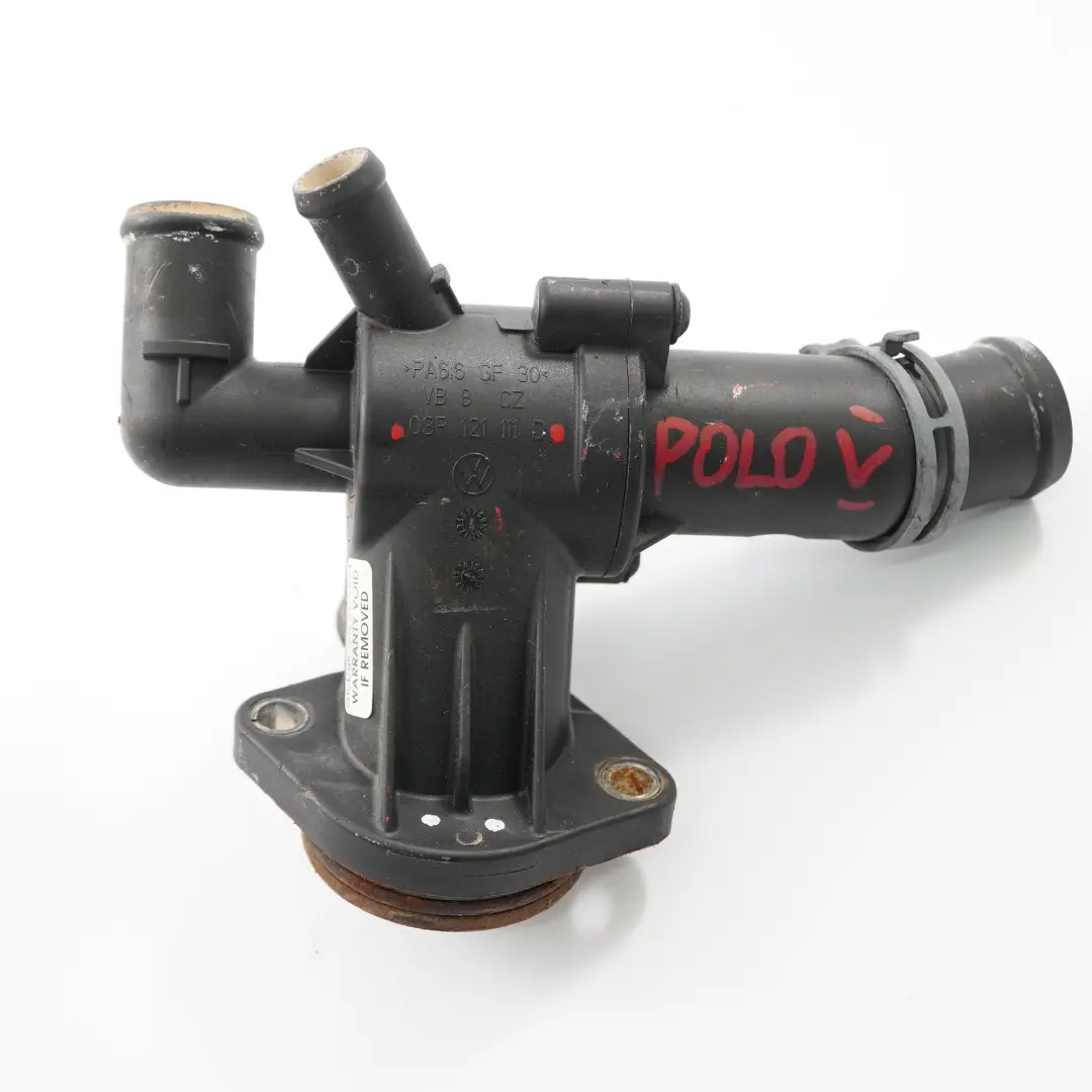 CFWA Seat Thermostat Boîtier bride liquide refroidissement pour VW Polo MK 5 1.2 TDI à propos du numéro de pièce 03P12111D VW Polo MK 5 1.2 TDI CFWA Seat Thermostat Boîtier bride liquide refroidissement - SKU 03P12111D - Numéro de pièce 03P12111D