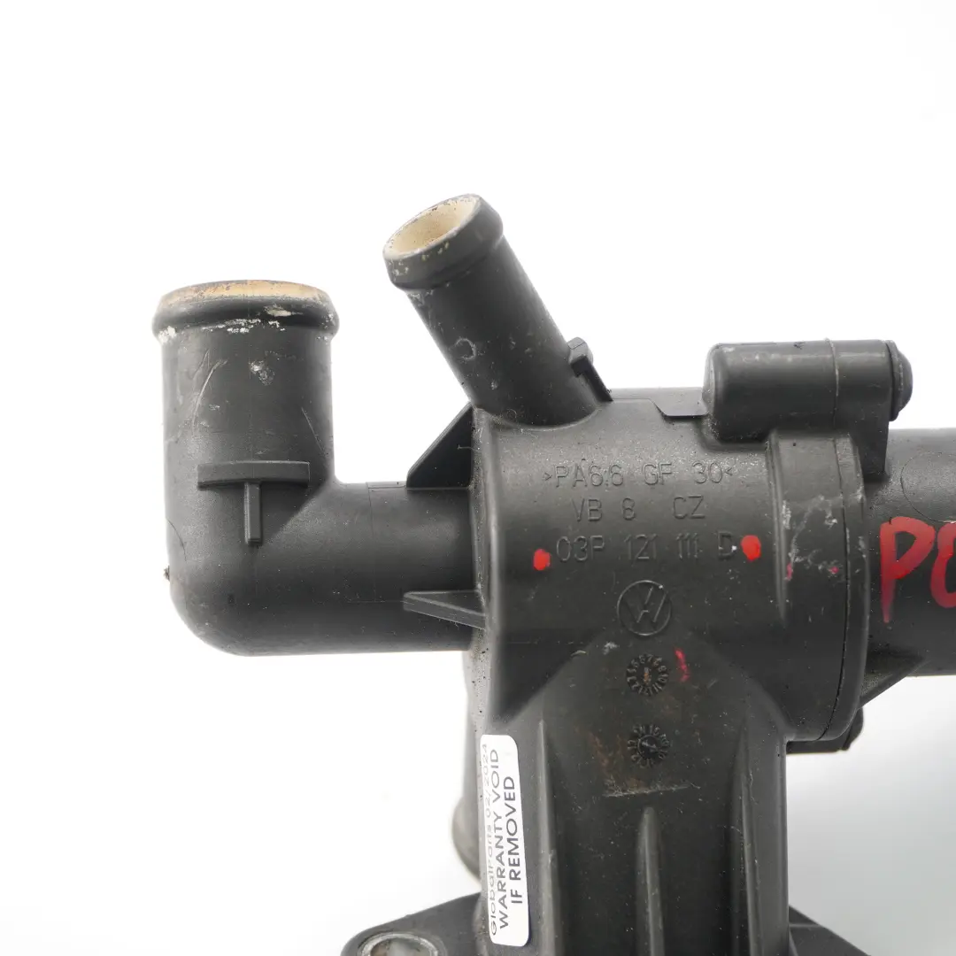 CFWA Seat Thermostat Boîtier bride liquide refroidissement pour VW Polo MK 5 1.2 TDI à propos du numéro de pièce 03P12111D VW Polo MK 5 1.2 TDI CFWA Seat Thermostat Boîtier bride liquide refroidissement - SKU 03P12111D - Numéro de pièce 03P12111D
