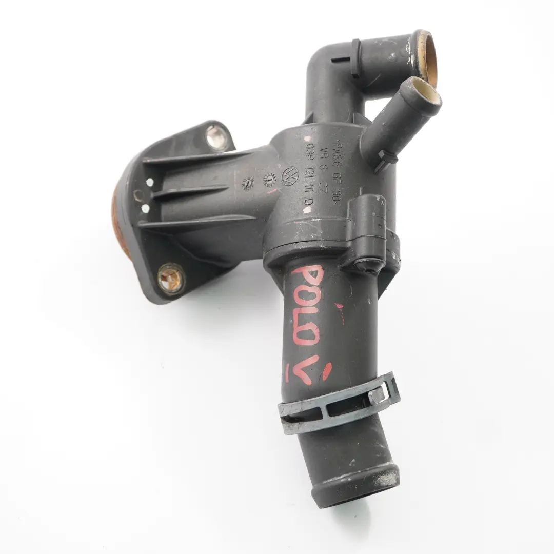CFWA Seat Thermostat Boîtier bride liquide refroidissement pour VW Polo MK 5 1.2 TDI à propos du numéro de pièce 03P12111D VW Polo MK 5 1.2 TDI CFWA Seat Thermostat Boîtier bride liquide refroidissement - SKU 03P12111D - Numéro de pièce 03P12111D