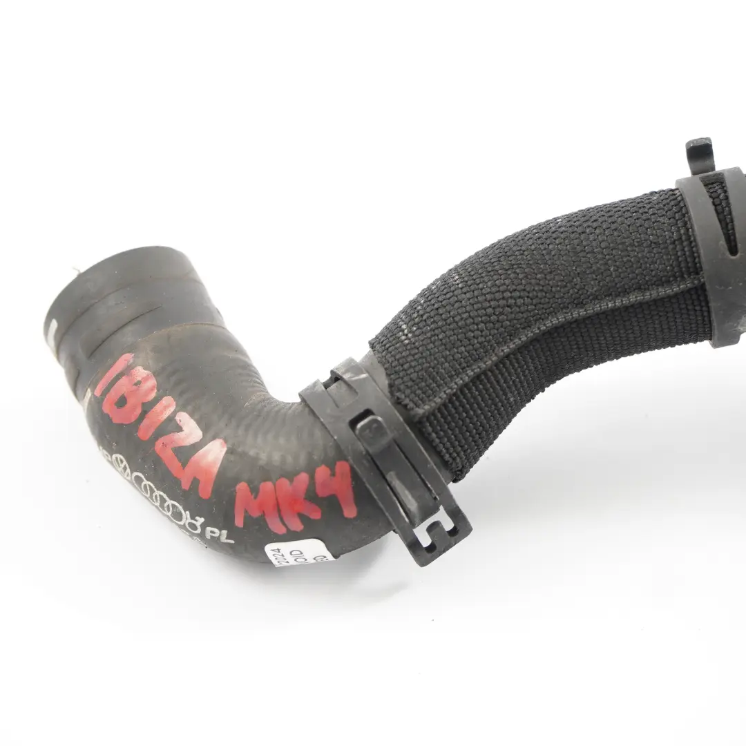 6J Coolant Radiator Hose 1.2 TDI CFWA to Volkswagen Polo 5 Seat Ibiza with Part number 03P121157A Volkswagen Polo 5 Seat Ibiza 6J Coolant Radiator Hose 1.2 TDI CFWA - SKU 03P121157A - Part number 03P121157A