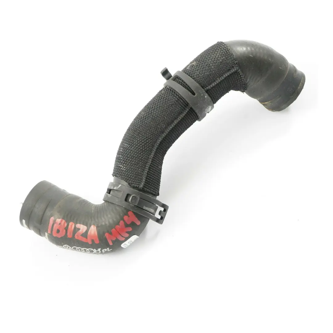 6J Coolant Radiator Hose 1.2 TDI CFWA to Volkswagen Polo 5 Seat Ibiza with Part number 03P121157A Volkswagen Polo 5 Seat Ibiza 6J Coolant Radiator Hose 1.2 TDI CFWA - SKU 03P121157A - Part number 03P121157A