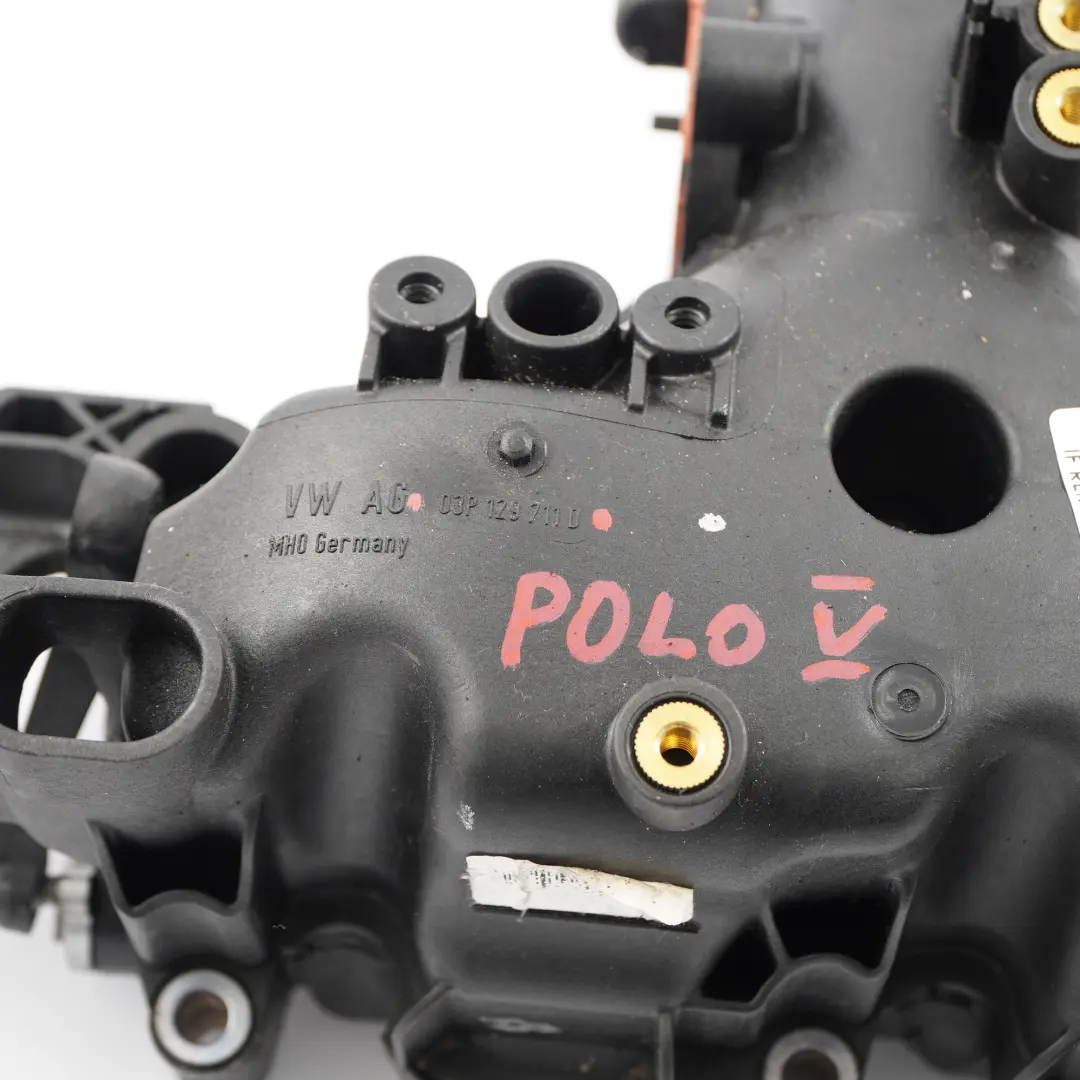 MK5 6R 1.2 Tdi CFW Diesel Collettore di aspirazione per VW Polo con numero di parte 03P129711D VW Polo MK5 6R 1.2 Tdi CFW Diesel Collettore di aspirazione - SKU 03P129711D - Numero di parte 03P129711D