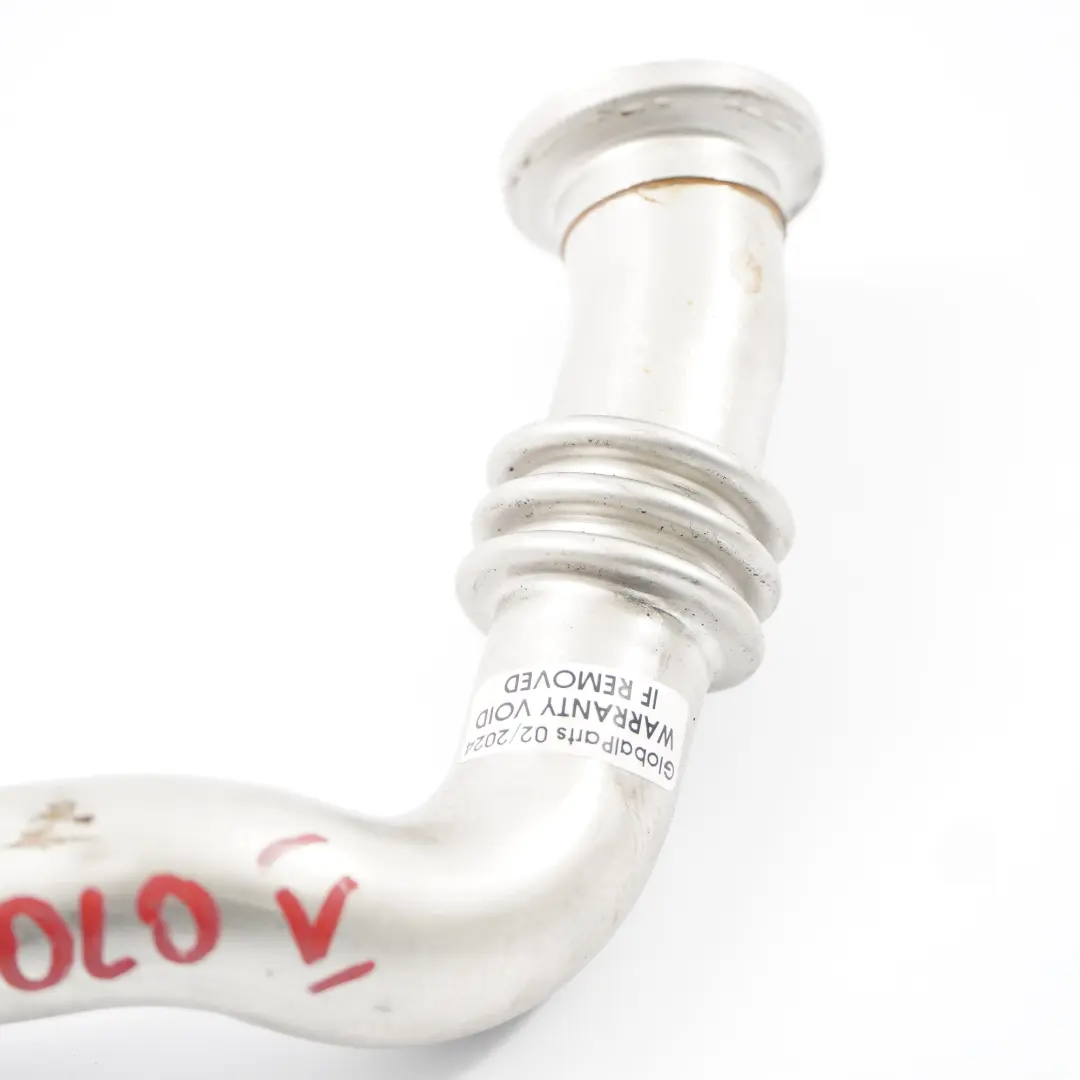 MK5 TDI EGR Vanne Tube de raccordement du refroidisseur B pour VW Polo à propos du numéro de pièce 03P131521 VW Polo MK5 TDI EGR Vanne Tube de raccordement du refroidisseur B - SKU 03P131521 - Numéro de pièce 03P131521