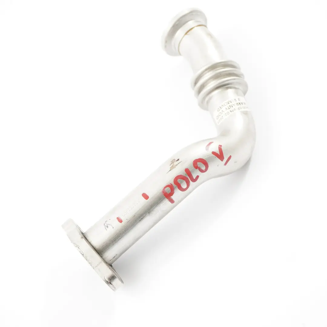 MK5 TDI EGR Valve Cooler Connecting Pipe Tube to Volkswagen Polo with Part number 03P131521 Volkswagen Polo MK5 TDI EGR Valve Cooler Connecting Pipe Tube - SKU 03P131521 - Part number 03P131521