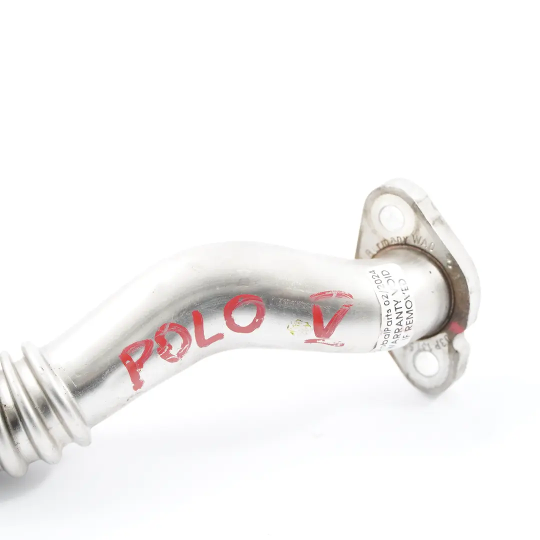 Tubo del enfriador de la válvula EGR para Audi Volkswagen Seat Skoda TDI con número de pieza 03P131521A Audi Volkswagen Seat Skoda TDI Tubo del enfriador de la válvula EGR - SKU 03P131521A - Número de pieza 03P131521A