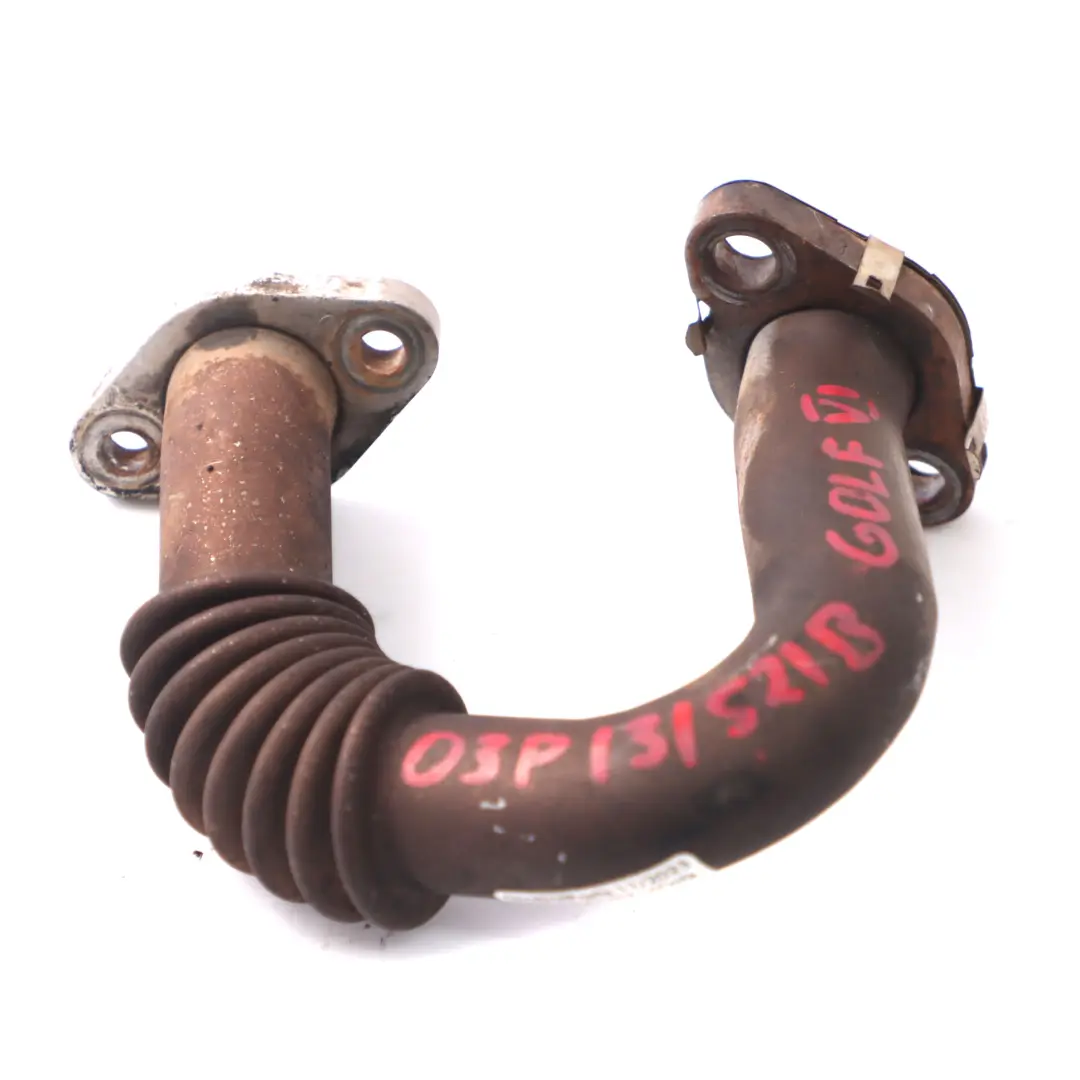 Volkswagen Golf MK6 TDI EGR Valve Cooler Connecting Pipe Tube - SKU 03P131521B - Part number 03P131521B