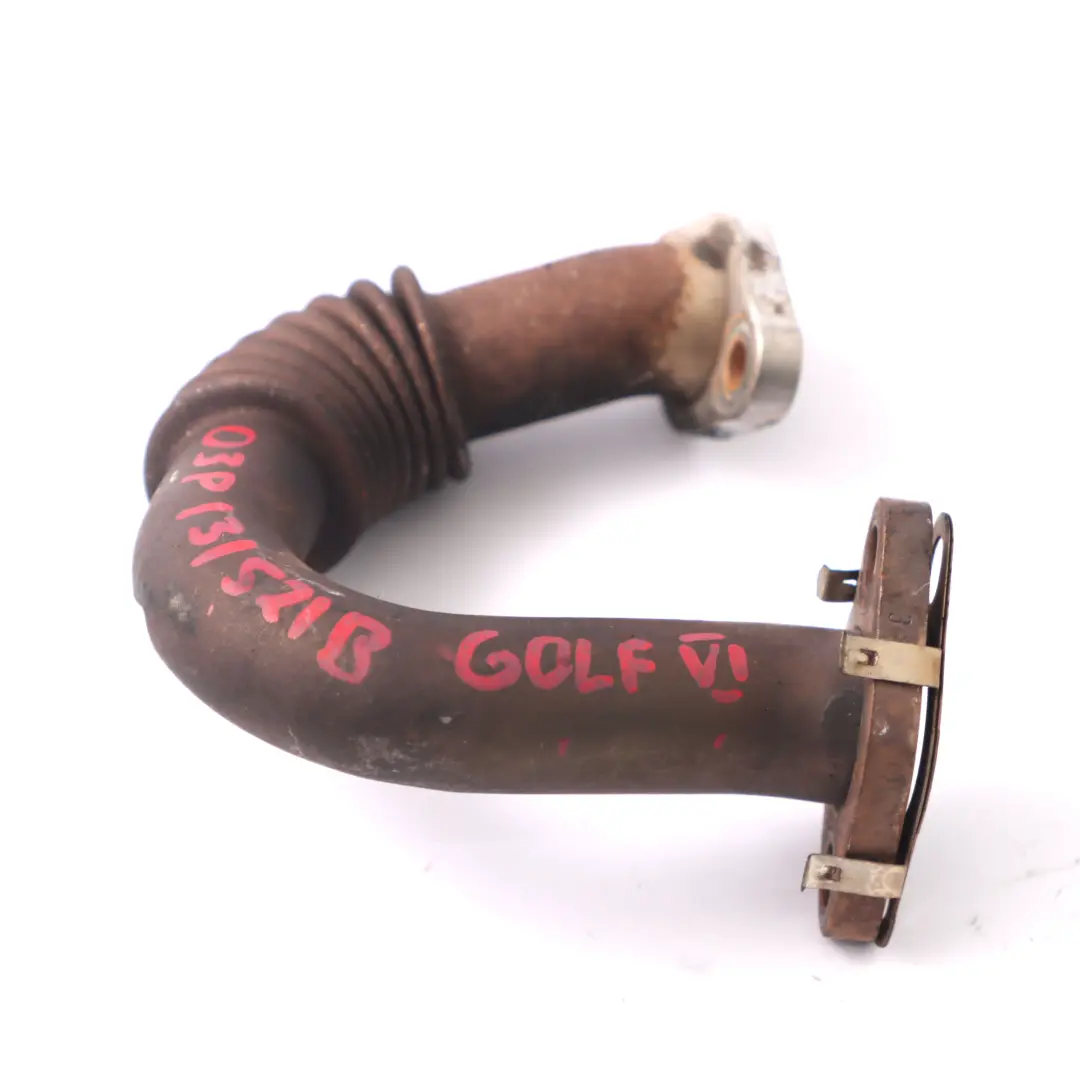MK6 TDI valvola di raffreddamento EGR tubo di collegamento per VW Golf con numero di parte 03P131521B VW Golf MK6 TDI valvola di raffreddamento EGR tubo di collegamento - SKU 03P131521B - Numero di parte 03P131521B