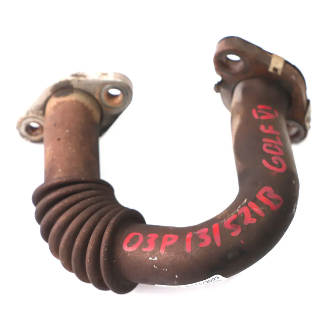 Volkswagen Golf MK6 TDI EGR Valve Cooler Connecting Pipe Tube - SKU 03P131521B - Part number 03P131521B