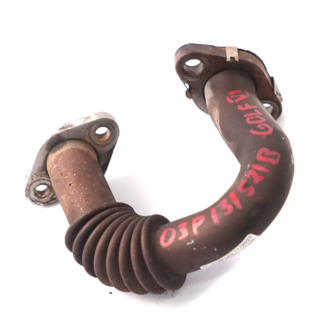 MK6 TDI valvola di raffreddamento EGR tubo di collegamento per VW Golf con numero di parte 03P131521B VW Golf MK6 TDI valvola di raffreddamento EGR tubo di collegamento - SKU 03P131521B - Numero di parte 03P131521B