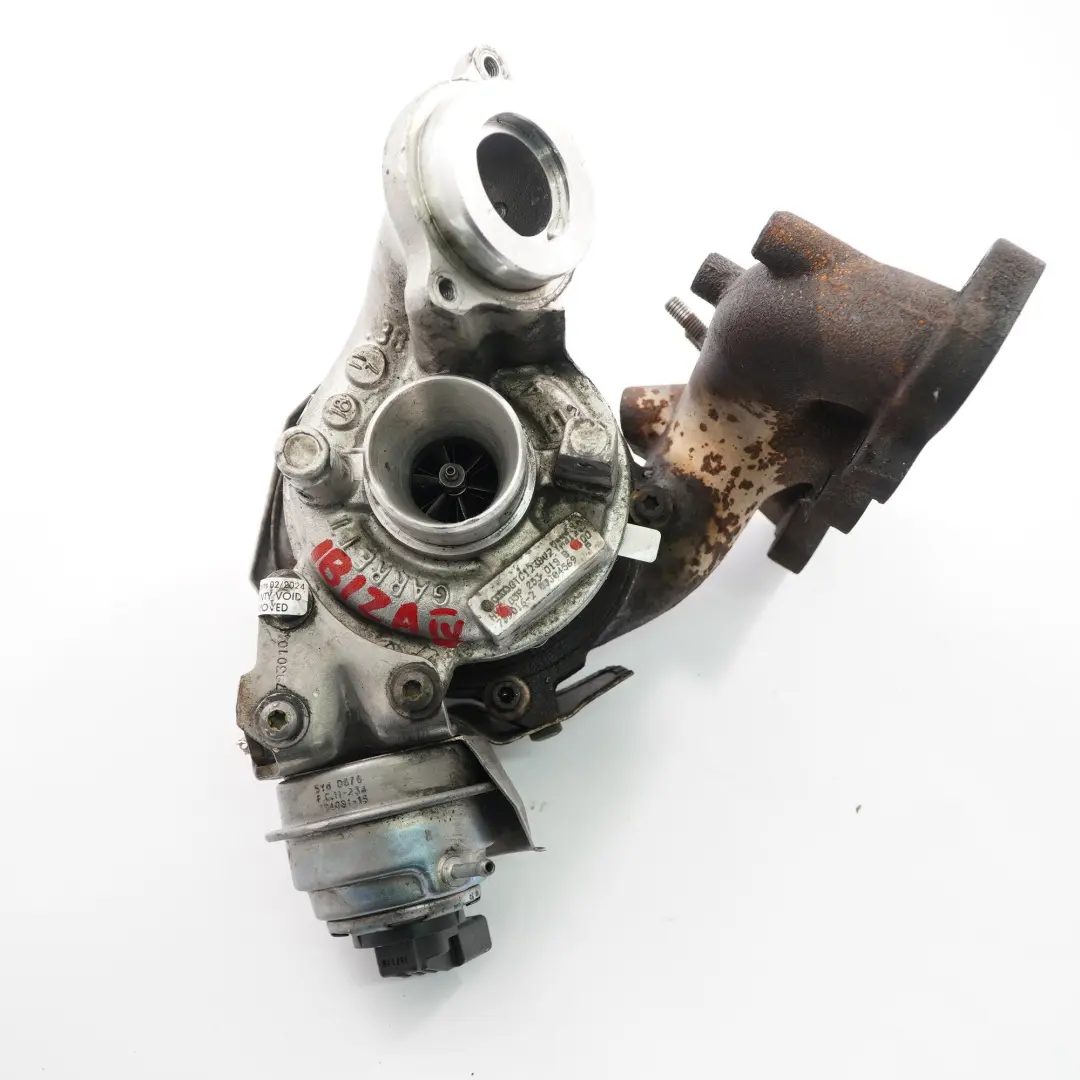 Collettore di scarico turbo per VW Polo 5 Seat Ibiza 4 1.2 TDI con numero di parte 03P253019B VW Polo 5 Seat Ibiza 4 1.2 TDI Collettore di scarico turbo - SKU 03P253019B - Numero di parte 03P253019B