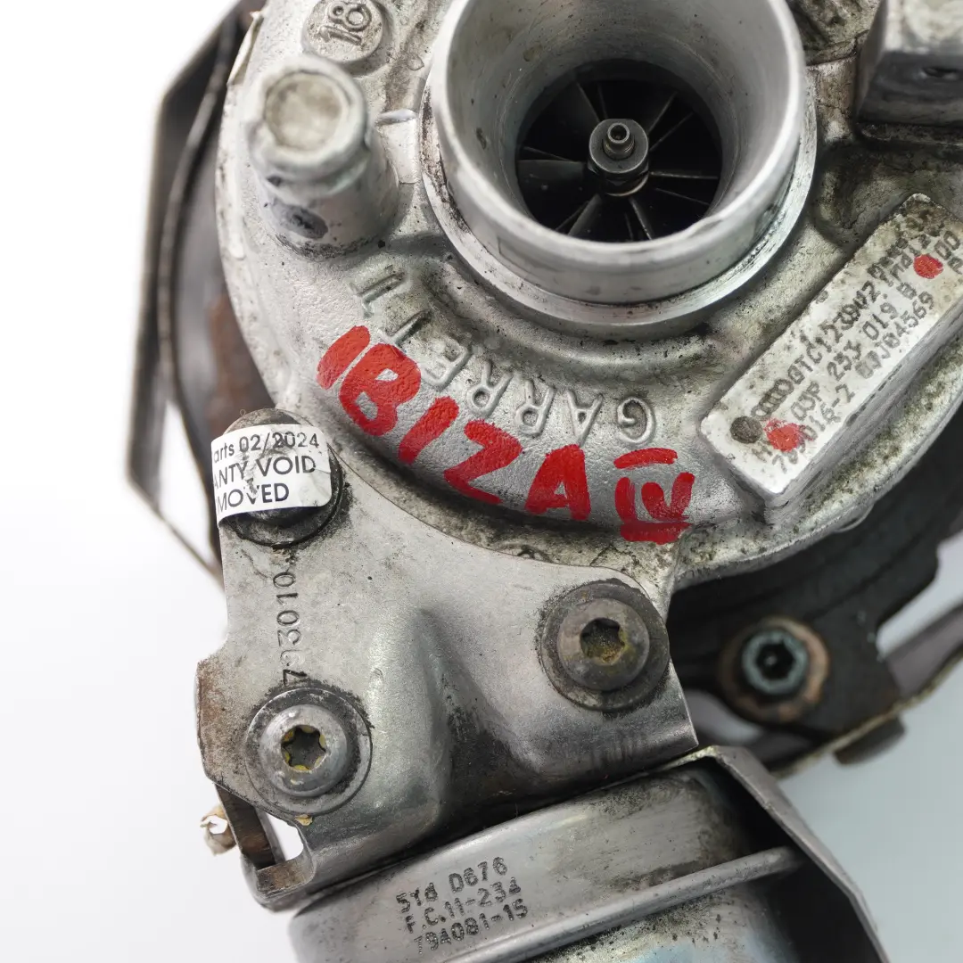 Turbosprężarka Turbo do VW Polo 5 Seat Ibiza 4 1.2 TDI o numerze 03P253019B VW Polo 5 Seat Ibiza 4 1.2 TDI Turbosprężarka Turbo - SKU 03P253019B - Numer Części 03P253019B