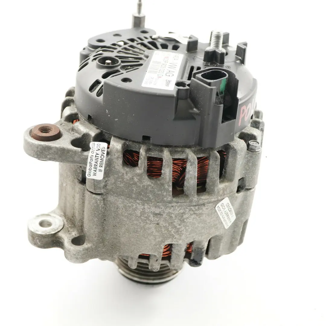 VW Seat Skoda Polo MK5 Diesel Engine Alternator Generator 140A 14V - SKU 03P903023D - Part number 03P903023D
