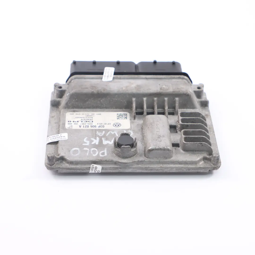 Volkswagen Polo MK5 6R 1.2 TDI CFWA Modulo Motore ECU - SKU 03P906021A - Numero di parte 03P906021A
