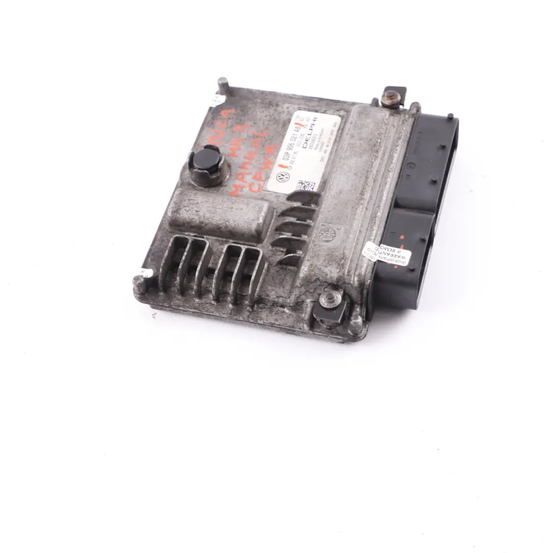 CFWA Engine Unit Module ECU Manual to Seat Ibiza 1.2 TDI with Part number 03P906021AB Seat Ibiza 1.2 TDI CFWA Engine Unit Module ECU Manual - SKU 03P906021AB - Part number 03P906021AB