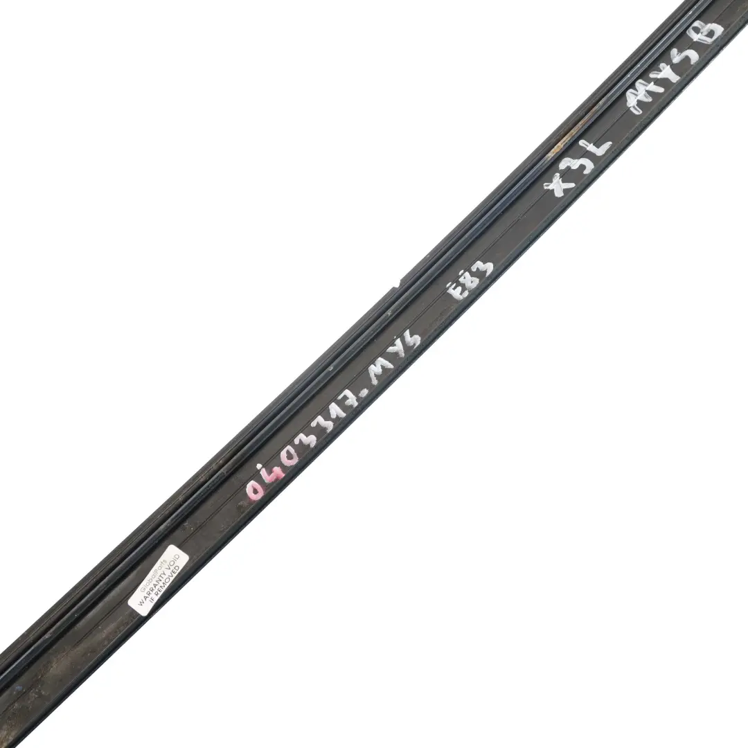 BMW X3 E83 Front Left Windscreen Drip Moulding Trim Mysticblau Mystic Blue A07 - SKU 0403317-MYS - Part number 0304925