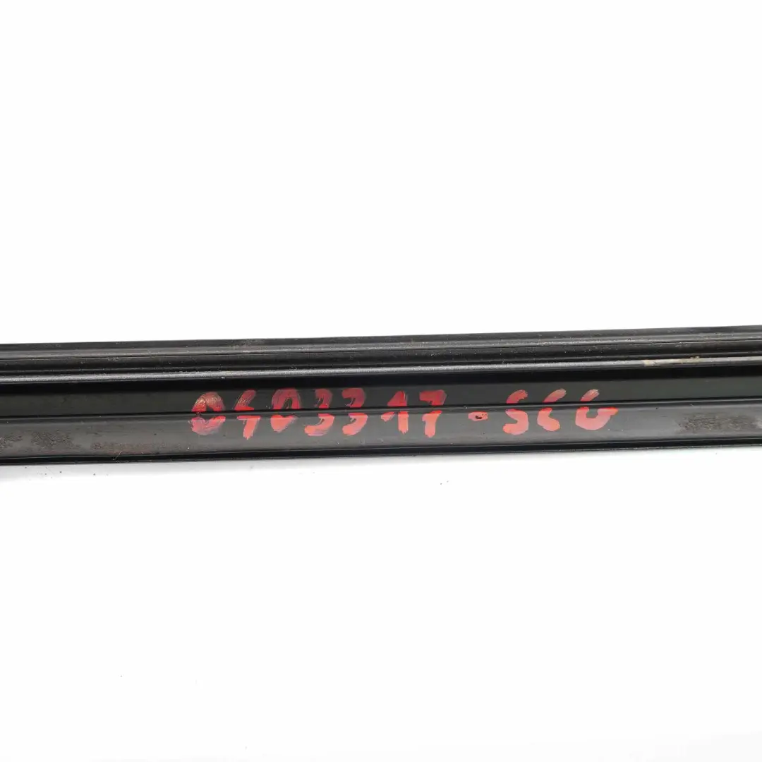 Windscreen Drip Moulding Trim Left N/S Spacegrau Grey Metallic - A52 to BMW X3 E83 with Part number 0403317 BMW X3 E83 Windscreen Drip Moulding Trim Left N/S Spacegrau Grey Metallic - A52 - SKU 0403317-SCG - Part number 0403317